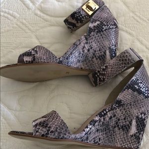 Beautiful snake skin platform scandals